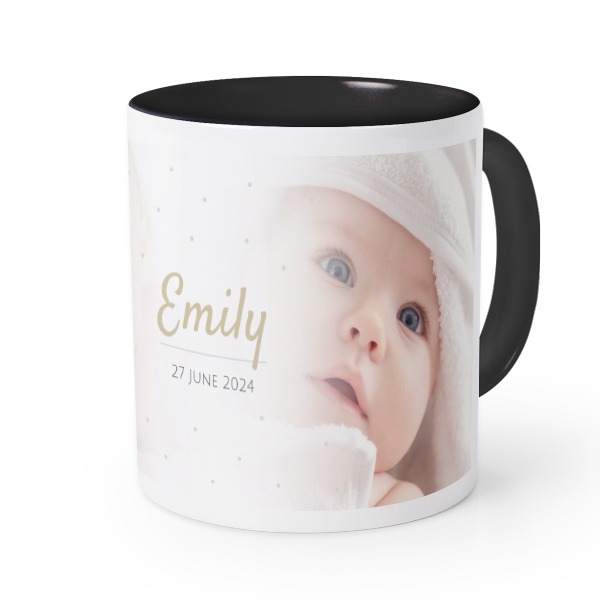 Coloured Mug Black