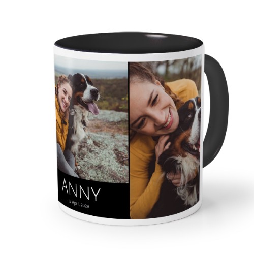 Coloured Mug Black Coloured Mug Black