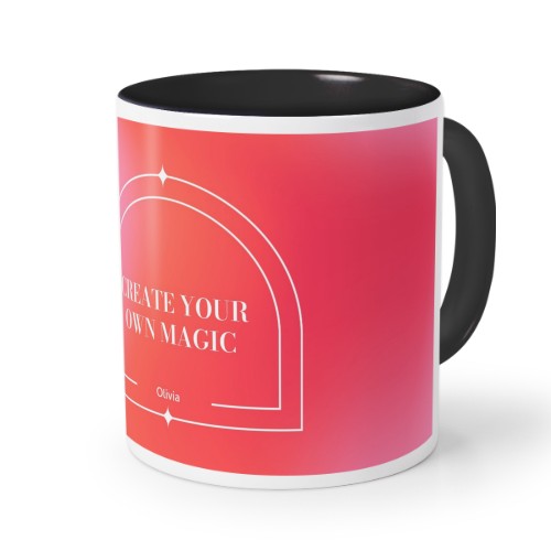 Coloured Mug Black Coloured Mug Black