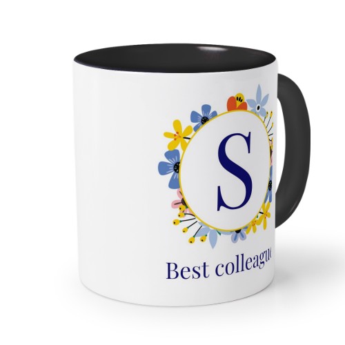 Farbige Tasse Schwarz Farbige Tasse Schwarz
