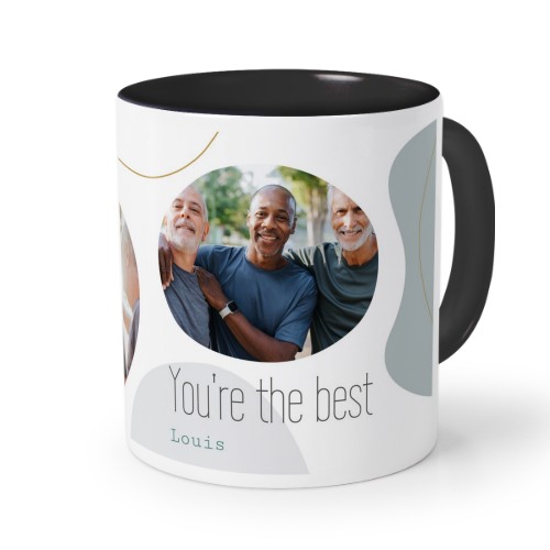 Farbige Tasse Schwarz