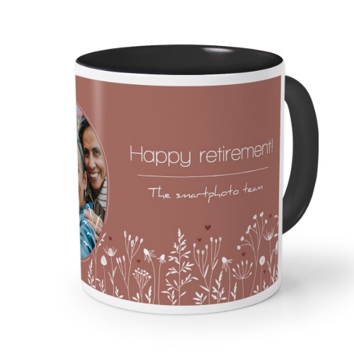 VĂ€rillinen muki Musta VĂ€rillinen muki Musta