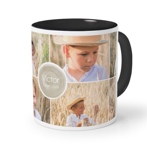 Coloured Mug Black
