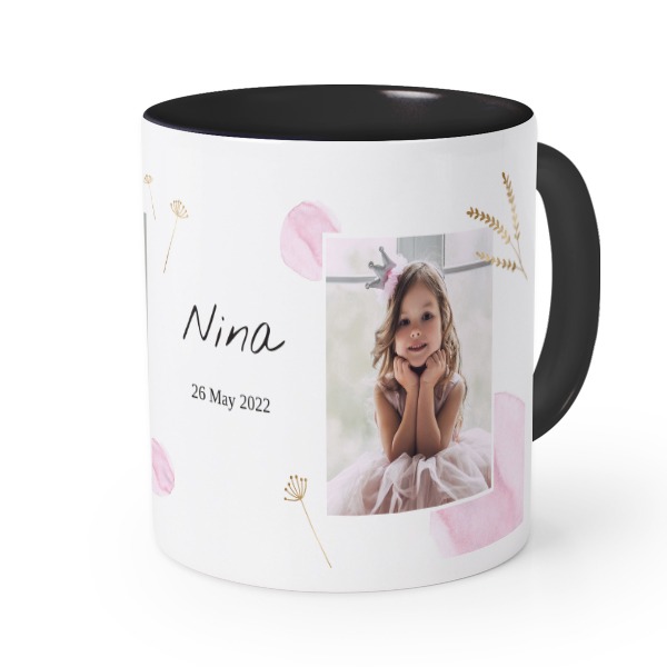 Coloured Mug Black Coloured Mug Black