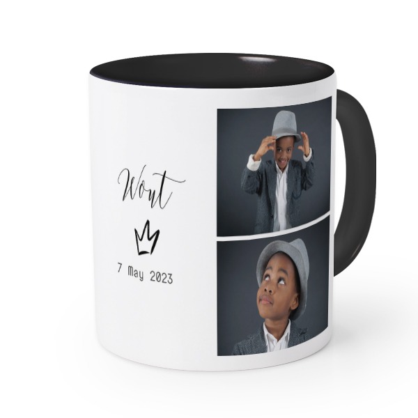 Farbige Tasse Schwarz