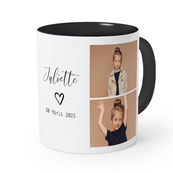 Coloured Mug Black