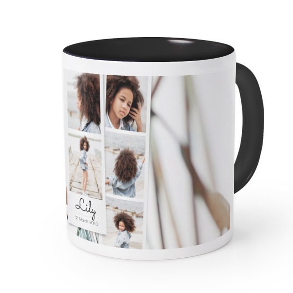 Mugg med fÀrg Svart Mugg med fÀrg Svart