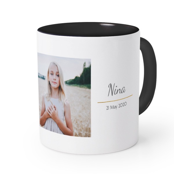 Coloured Mug Black