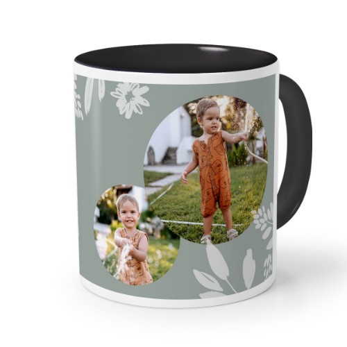 Mugg med färg Svart