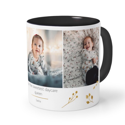 Mugg med färg Svart