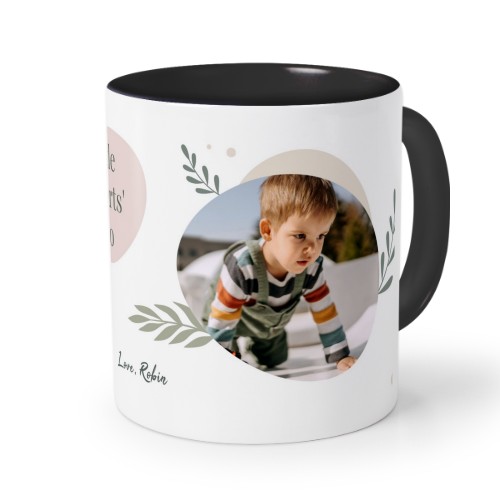 Mugg med fÀrg Svart Mugg med fÀrg Svart