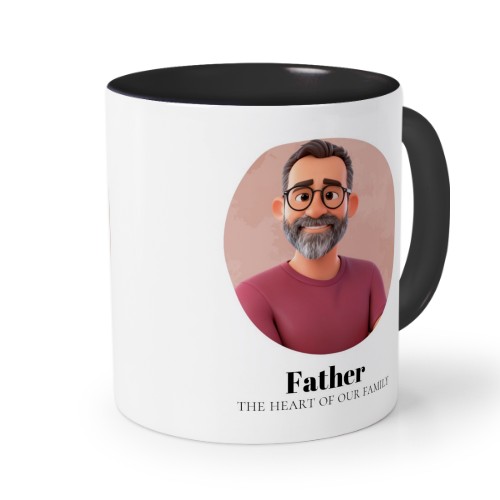 Coloured Mug Black