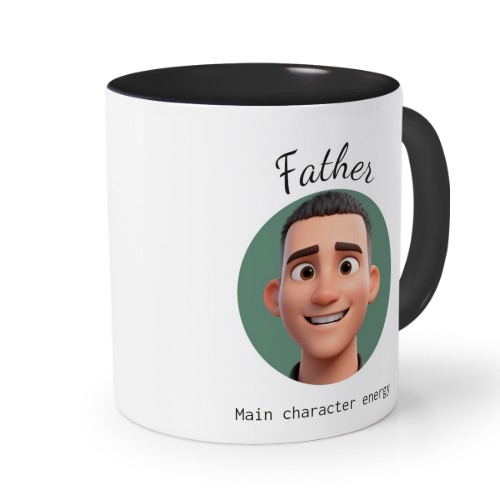 Coloured Mug Black