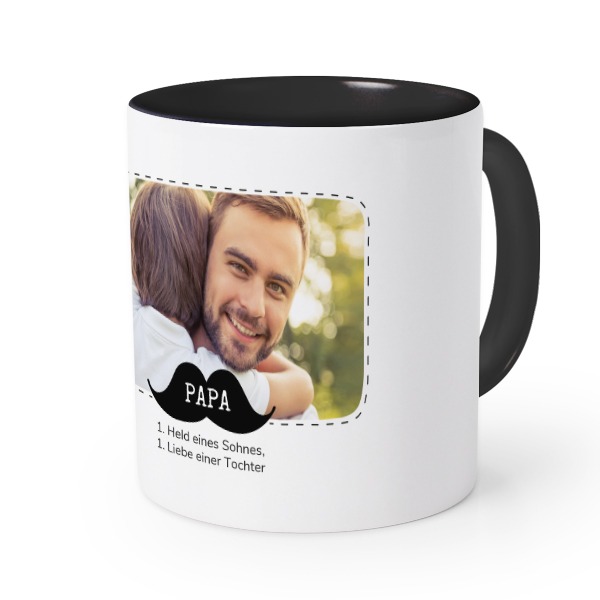 Farbige Tasse Schwarz