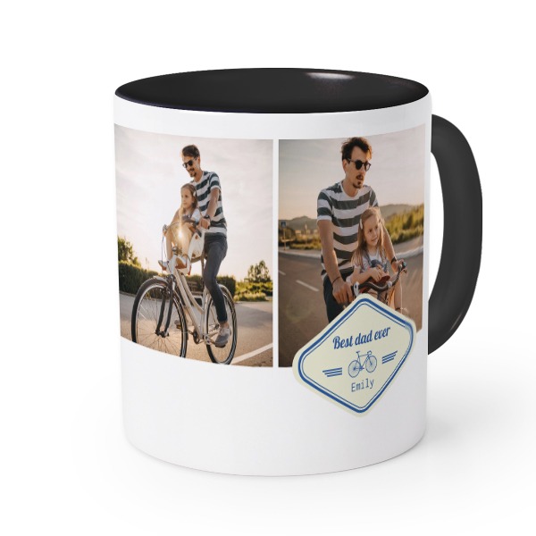 Farbige Tasse Schwarz