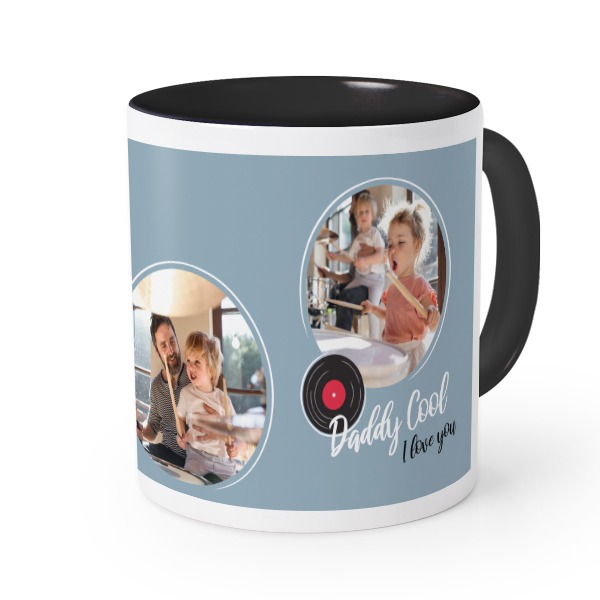 Farbige Tasse Schwarz