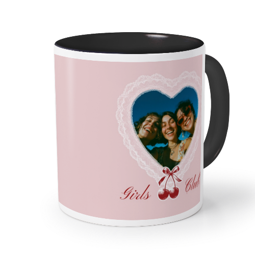 Coloured Mug Black Coloured Mug Black