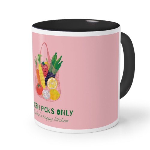 Coloured Mug Black Coloured Mug Black