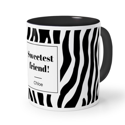 Mugg med fÀrg Svart Mugg med fÀrg Svart