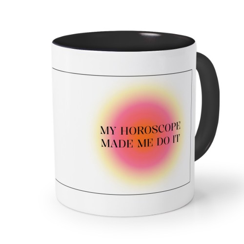 Coloured Mug Black