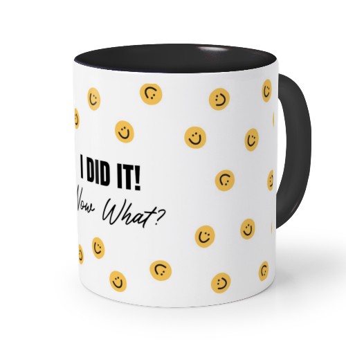 Coloured Mug Black Coloured Mug Black