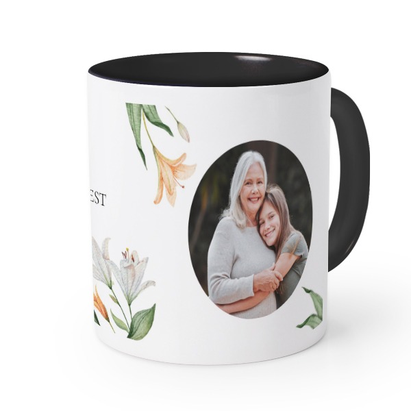 Mugg med fÀrg Svart Mugg med fÀrg Svart