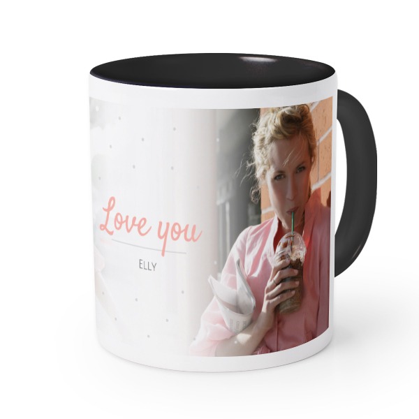 Farbige Tasse Schwarz Farbige Tasse Schwarz