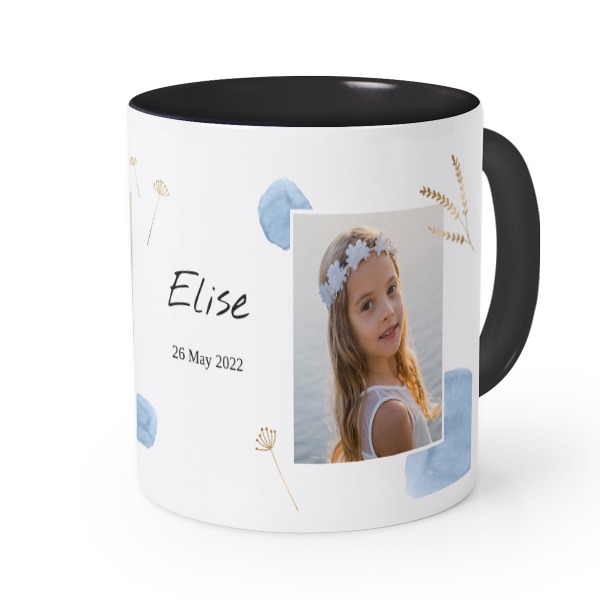 Gekleurde Mok Zwart