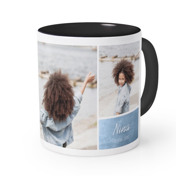 Coloured Mug Black Coloured Mug Black