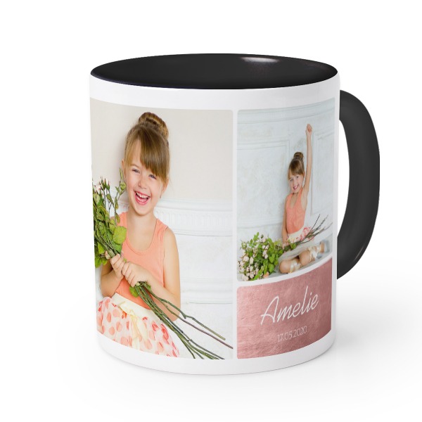 Farbige Tasse Schwarz