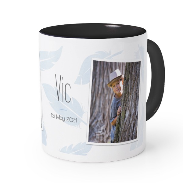 Farbige Tasse Schwarz