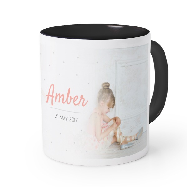 Farbige Tasse Schwarz Farbige Tasse Schwarz