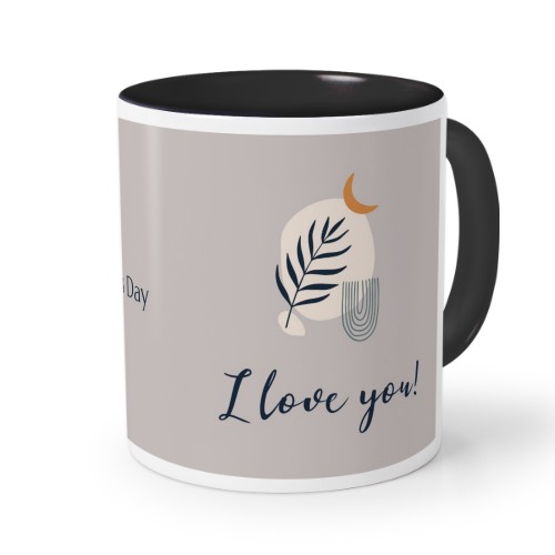 Farbige Tasse Schwarz
