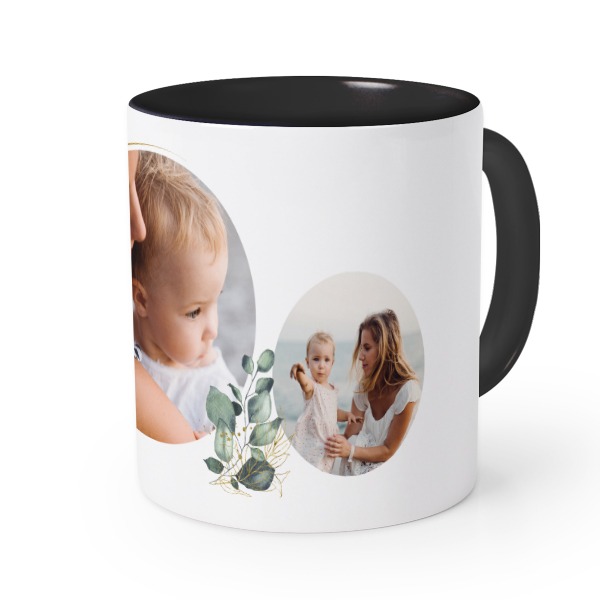 Farbige Tasse Schwarz