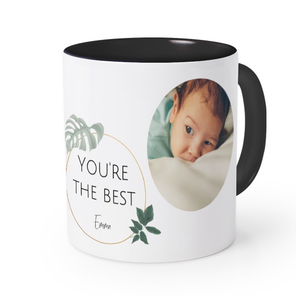 Farbige Tasse Schwarz