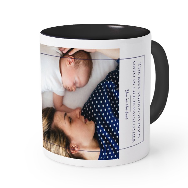 Coloured Mug Black Coloured Mug Black