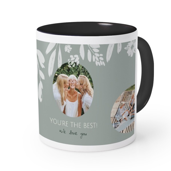 Mugg med fÀrg Svart Mugg med fÀrg Svart