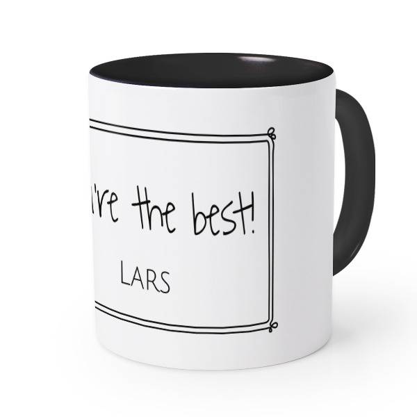 Coloured Mug Black