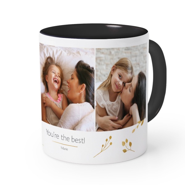 Coloured Mug Black