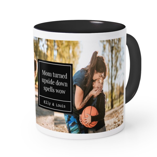 Farbige Tasse Schwarz