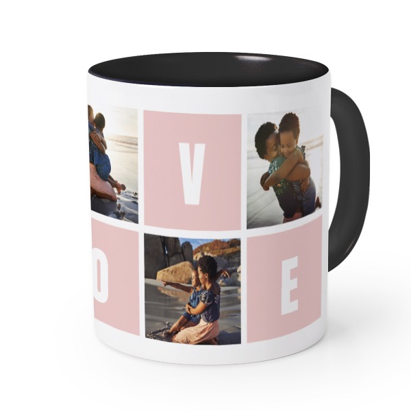 Farbige Tasse Schwarz