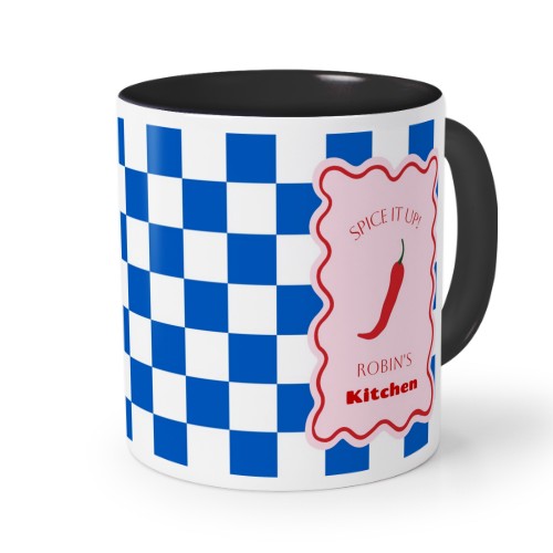 Gekleurde Mok Zwart