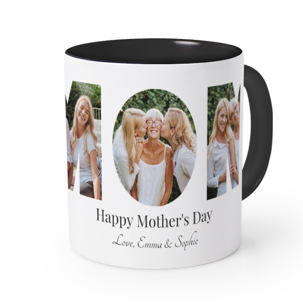 Farbige Tasse Schwarz