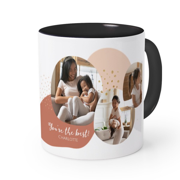 Farbige Tasse Schwarz