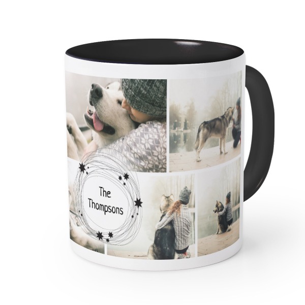 Farbige Tasse Schwarz