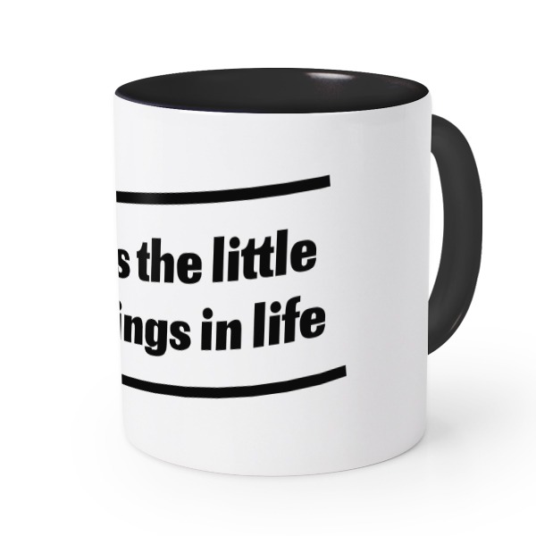 Coloured Mug Black