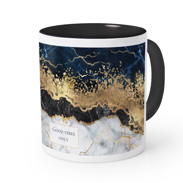 Farbige Tasse Schwarz