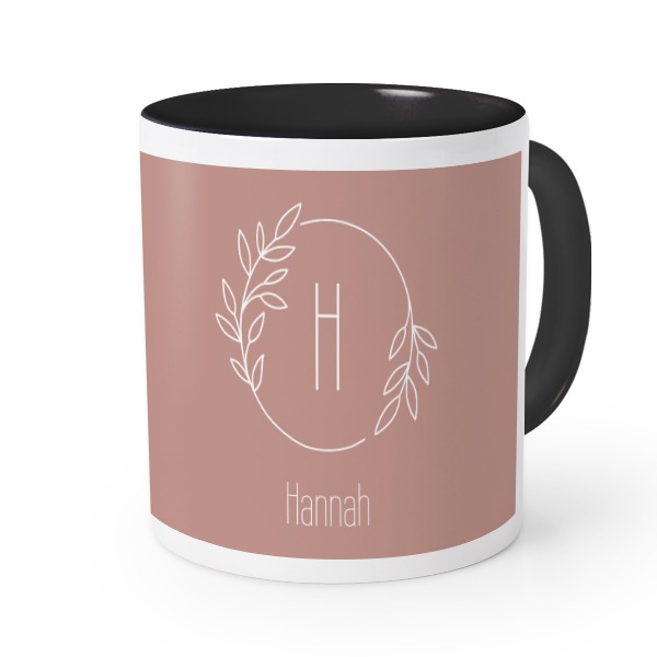 Farbige Tasse Schwarz Farbige Tasse Schwarz