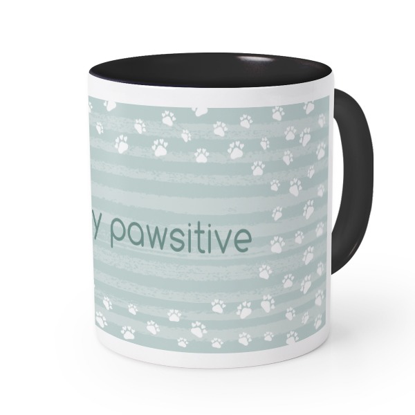 Farbige Tasse Schwarz