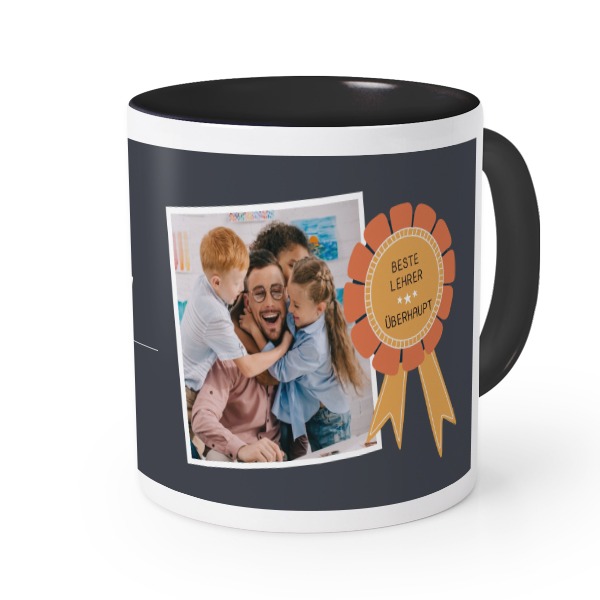 Farbige Tasse Schwarz